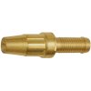 GEKA spray nozzle with hose connector, bright brass, I.D. 25, 107800, K 704