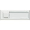 Grothe 51015 Combilux Bell Button with LED Nameplate White Weather-Proof