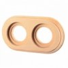 DREWNIANA RAMKA DWUKROTNA NATYNK NATURAL 2WOODFNT02N