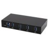 Exsys Ex-11234Hms 4-Portowy Hub Usb 3.2 Gen 1 Din-Rail Kit En Wand Via Vl811+...