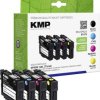 KMP atrament Zamiennik Epson 16XL, T1636, T1631, T1632, T1633, T1634 zamiennik Combi-Pack Czarny, Cyjan, Magenta, Żółty