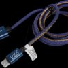 77700 Daten-/ Ladekabel USB A-Stecker > Type-C, Jeans, 1 m