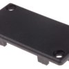 Zaślepka pasuje do rowka 8mm Czarny Zatyczka pasujący profil 40 x 80 mm