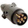 HP Autozubehör 28254 Trailer connector 7-pin socket plug Plastic Black