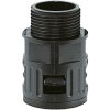 Straight hose screw fitting, M63, plastic, IP66, gray, (L) 55 mm, 15020055063