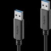 IS2411-010 USB 3.1 cable, iSeries, USB type-A connector to USB type-A conne