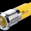 Q14P1CXXY24E Indicator LED, 24 V DC, 14 mm, FASTON, yellow/BrC