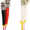FO duplex patch cable, LC to ST, 2 m, OM4, multimode 50/125 µm, BS77930/4
