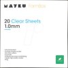 3D Printing, Clear 1.0mm Sheets 20 pack