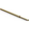 Standard test pin with probe, round head, Ø 0.9 mm, travel  6.4 mm, pitch 2.54 mm, L 33.3 mm, F10011B090G100