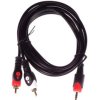 Przewód adapter Jack 3,5mm - 2x RCA 1,5m HQ LIBOX LB0022