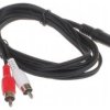 Kabel 2xCINCH / JACK 3.5mm 2C-W/J-W-1.8M 1.5m