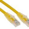 Kabel kat. 5e U/UTP Żółty 1m