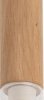 Spot tuba – lampa sufitowa MADERA kolor drewniany drewno/tkanina, G9 IP20 3210203 Zuma Line