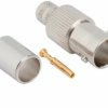 BNC jack 75 Ω, Belden 1694A, Belden 4694R, Belden 9248, crimp connection, straight, 112965