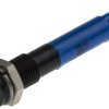 Lampka kontrolna do montażu panelowego 12V dc, niebieska 6mm LED Końcówka lutownicza RS PRO
