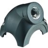 Hood, size Han-Yellock 30, die-cast aluminum, M20, angled, push button locking, IP65/IP67, 11123001600