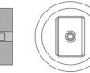 T0058736842N ND 10 hot air nozzle, 14.0x10.0 mm
