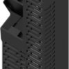 Side element, PA, (W x H x D) 45 x 22.8 x 105.3 mm, black, for OMNIMATE enclosure, 1137740000