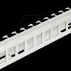 90631 Keystone Metal Holder 12 port for DIN rail and wall mounting