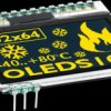 EA OLEDS102-6GGA Graphic OLED, 102x64, 1.7 inch, yellow, incl. protective glass