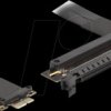 81505 Riser Card PCI Express 3.0 x1 male to x16 slot with cable 30 cm