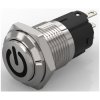 EAO 82-4161.2000.B002 16mm Pushbutton St.Steel flush/raised Solder Maint. Ag