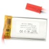 Akumulator Li-Pol Akyga 220mAh 1S 3,7V - złącze JST-BEC + gniazdo - 36x20x4mm