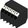 PCB terminal, 5 pole, pitch 3.5 mm, AWG 28-14, 12 A, spring-clamp connection, black, 1473340000