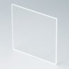 Front plate, acrylic glass, (W x H) 67.5 x 67.5 mm, transparent, B6123331