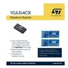 SATEL-VL53L4CX Breakout board embedding the VL53L4CX Time-of-Flight sensor with extended range measurement