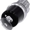 Główka przełącznika kluczykowego, SIRIUS ACT 3SU10 2-pozycyjny wycięcie: 22 mm Chwilowy IP20, IP69K, IP69, IP67, IP66