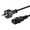 Kabel Savio Cl-138 (C13 / Iec C13 / Iec 320 C13 - Schuko M 1,8M Kolor Czarny)