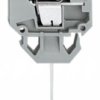 Through terminal block, cage clamp, 0.08-4.0 mm², 1 pole, 4 A, 4 kV, gray, 226-112
