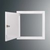 Drzwiczki rewizyjne SP 300x300 RAL9003, kołnierz szer.2,5cm