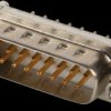 106-15-1-3-CL D-SUB plug, 15-pin, stamped contacts, gold plated
