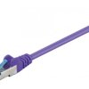 Kabel Patchcord CAT 6a S/FTP PIMF RJ45/RJ45 0.25m fioletowy