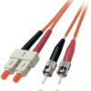 Duplex-jumper, ST to SC duplex, 25 m, OM2, multimode 50/125 µm, O6353.25