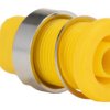 Gniazdo bananowe Żeński Wypustka typ Gniazdo bananowe Żółty 24A RS PRO rozmiar 4 mm