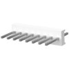 Pin header, 8 pole, pitch 2.54 mm, straight, natural, 640452-8