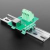 Adafruit DIN Rail RJ-45 To Terminal Block Adapter