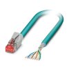 Kabel Ethernet Cat6 długość 2m Z zakończeniem Phoenix Contact Poliuretan l. żył: 7 średnica 6.4mm