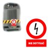 Tabliczka Elektryczna Tablica Znak Zakazu NIE DOTYKAĆ 148x210mm ZEZ/A-5
