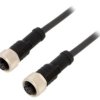 M12A08FL12AFLSBA05 Kabel do czujników/automatyki 8PIN M12-M12 0,5m wtyk wtyk
