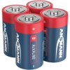 Ansmann 5015581 Red-Line D Battery 1.5V 4 pieces Long-Lasting Energy