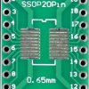 SMA-SOP20 Developer boards - SMD breakout adapter, SOP20 / SSOP20 / TSSOP2