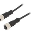 M12a05fl12aflsb001 Kabel Do Czujników/Automatyki 5Pin M12-M12 1M Wtyk Wtyk