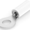 Insulated ring cable lug, 1.04 mm², AWG 16, 6.73 mm, M6, natural, 53984-1