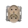 SIMON54 krem DGZ2MZ.01/41 Gniazdo podw. zu