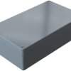 Aluminum enclosure, (L x W x H) 400 x 230 x 111 mm, silver gray (RAL 7001), IP66, 012340110